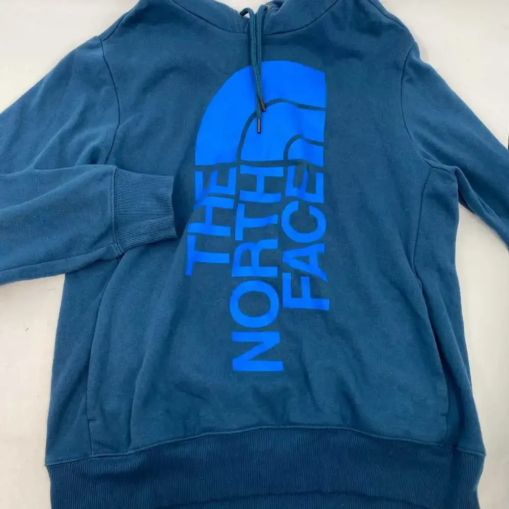 The North Face Blue Logo Pullover Hoodie | Men’s Regular M
